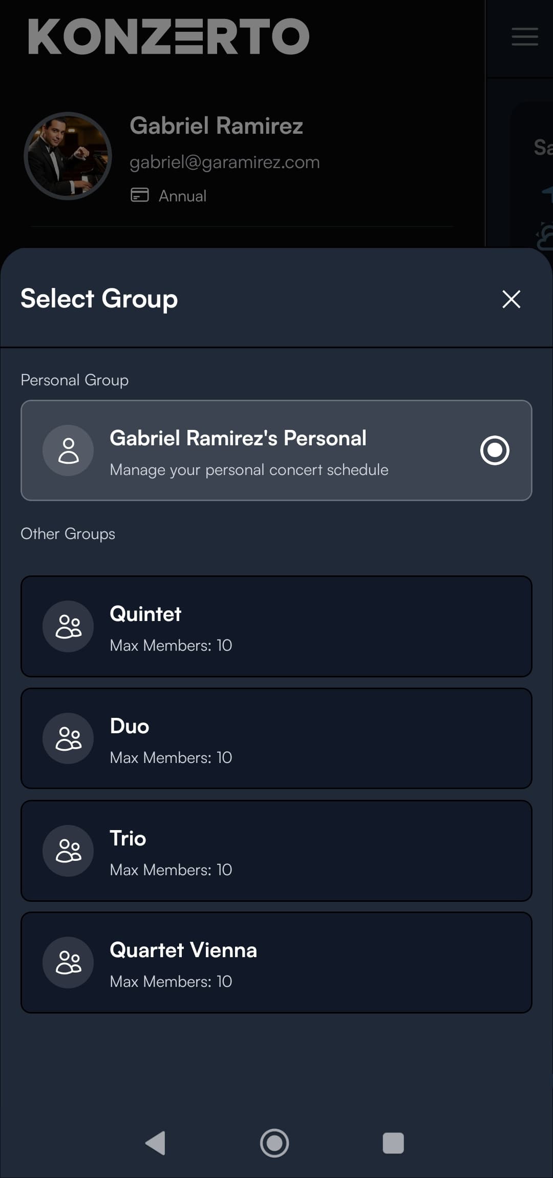 Konzerto App Preview 7